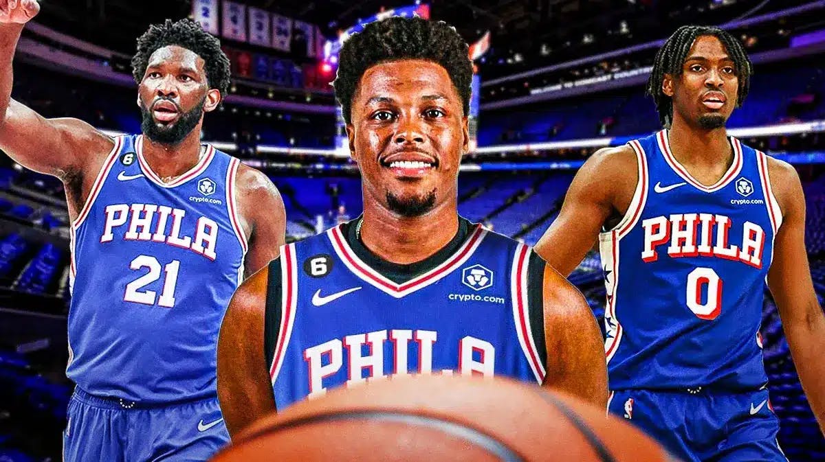 76ers' Joel Embiid, Kyle Lowry and Tyrese Maxey