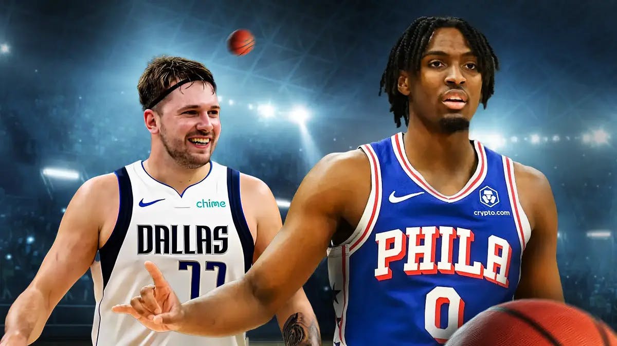 Mavs' Luka Doncic and 76ers' Tyrese Maxey