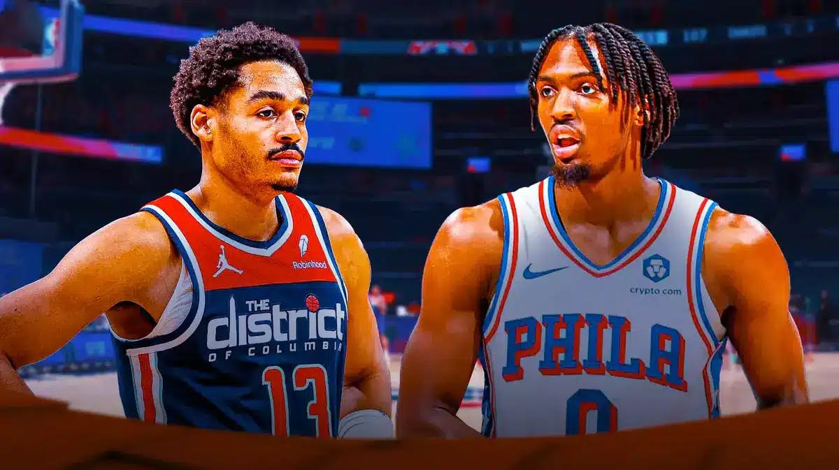 Wizards' Jordan Poole and 76ers' Tyrese Maxey