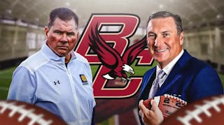 Notre Dame's Al Golden and Dan Mullen, analyst, as Boston College football's head coach candidates/replacements