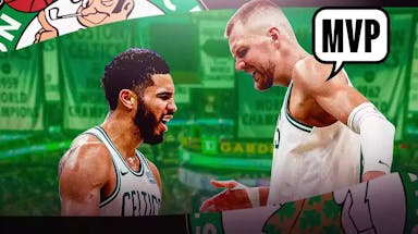 Celtics, Jayson Tatum, Knicks, Kristaps Porzingis, Tatum MVP