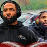 Odell Beckham Jr. in front of a car from his collection.