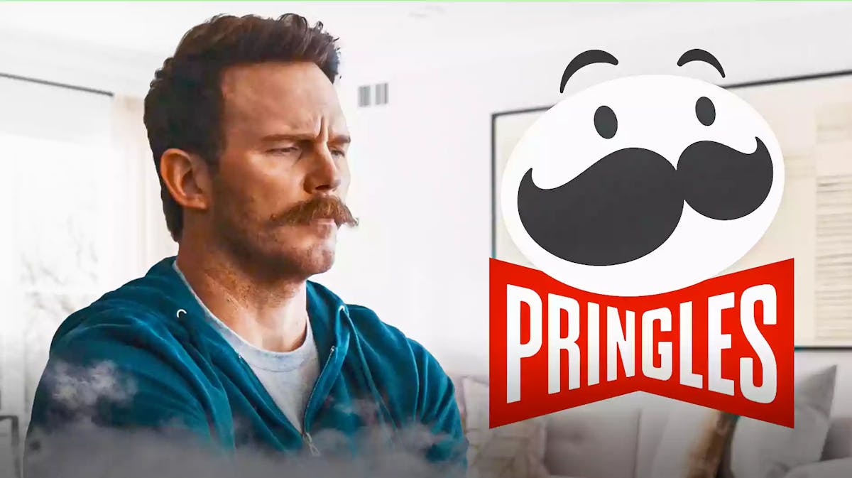 Chris Pratt with Pringles.