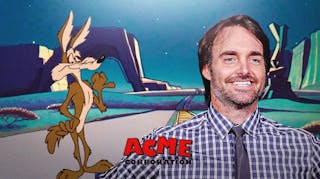 Wile E. Coyote, Acme and Looney Tunes imagery, and Will Forte