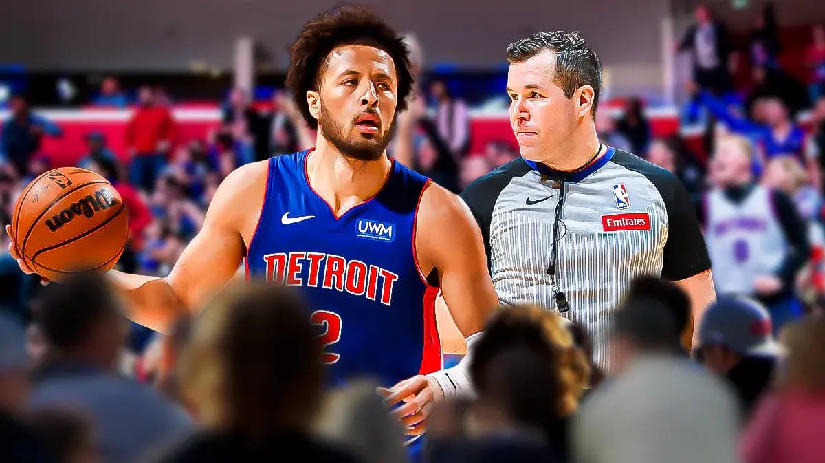Pistons star Cade Cunningham gets no respect from the referees