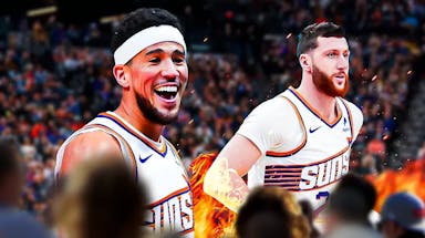 Suns' Devin Booker and Jusuf Nurkic