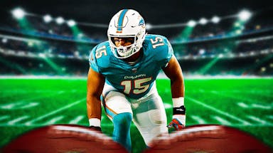 Miami Dolphins linebacker Jaelan Phillips.