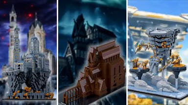 Royal Academy of Raya Lucaria Dragonsreach Temple of Time Skyrim Elden Ring The Legend of Zelda custom LEGO sets