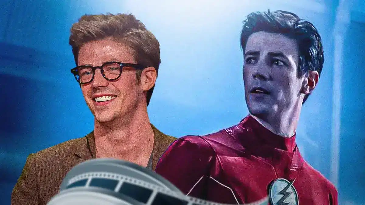 Grant Gustin and The Flash.
