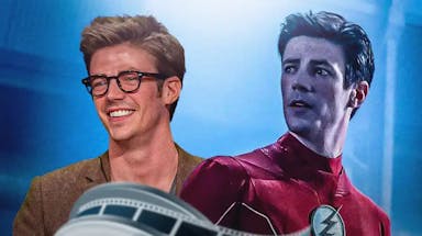 Grant Gustin and The Flash.