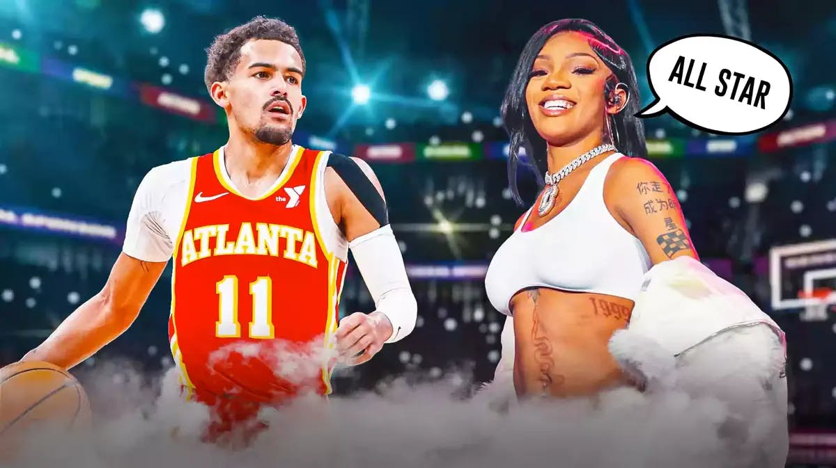 Hawks, Warriors, Stephen Curry, Trae Young, GloRilla