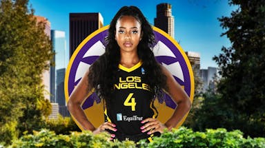Los Angeles Sparks player Lexie Brown