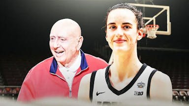 Caitlin Clark and Dick Vitale - GOATS of college hoops.