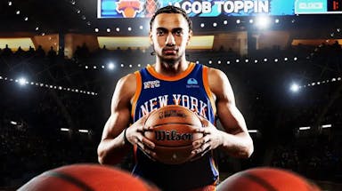 Jacob Toppin, New York Knicks, 2024 Slam Dunk Contest