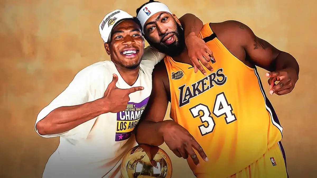 Lakers' Rui Hachimura as Kobe Bryant, Anthony Davis as Shaquille O’Neal