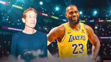 Lakers LeBron James after win over Kawhi Leonard Clippers with Skip Bayless
