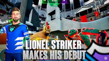 Lionel Striker on the RoboSquad Revolution game Lionel Messi