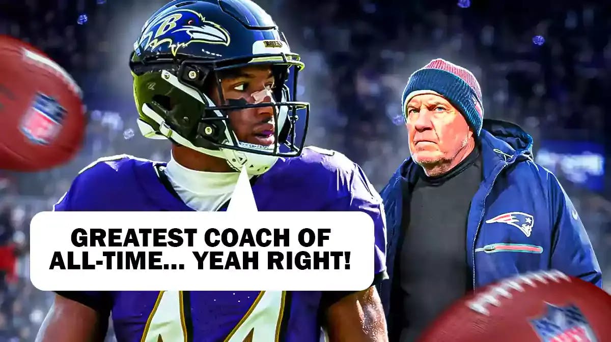 Baltimore Ravens cornerback Marlon Humphrey questioning whether Bill Belichick is the greatest coach of all-time