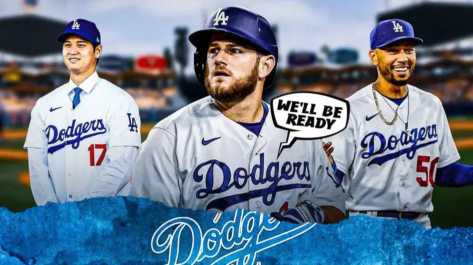 Max Muncy saying “We’ll be ready”, Mookie Betts, Shohei Ohtani in a Dodgers uniform