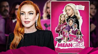 Mean Girls poster with Lindsay Lohan.