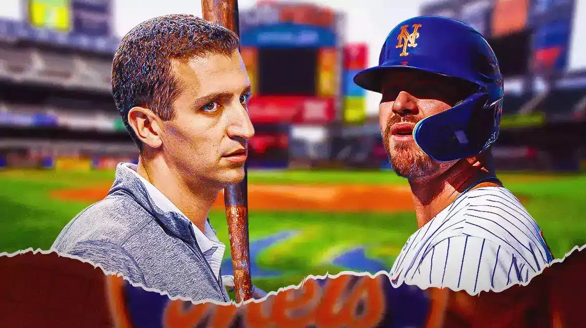 Mets David Stearns and Pete Alonso
