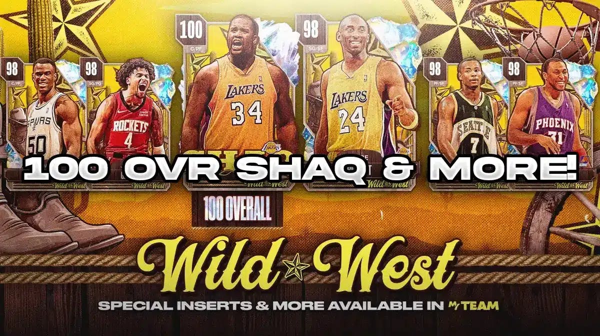 NBA 2K24 MyTEAM Wild West Features 100 OVR Shaq & More