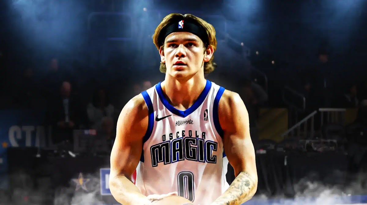 NBA, NBA Dunk Contest, Dunk Contest, NBA All-Star, NBA All-Star weekend, Mac McClung with All-Star court in the background
