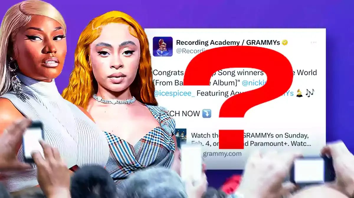 Nicki Minaj, Ice Spice, Grammy deleted tweet