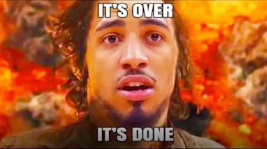 Pacers' Tyrese Haliburton in the It’s Over, It’s Done Lord of the Rings meme