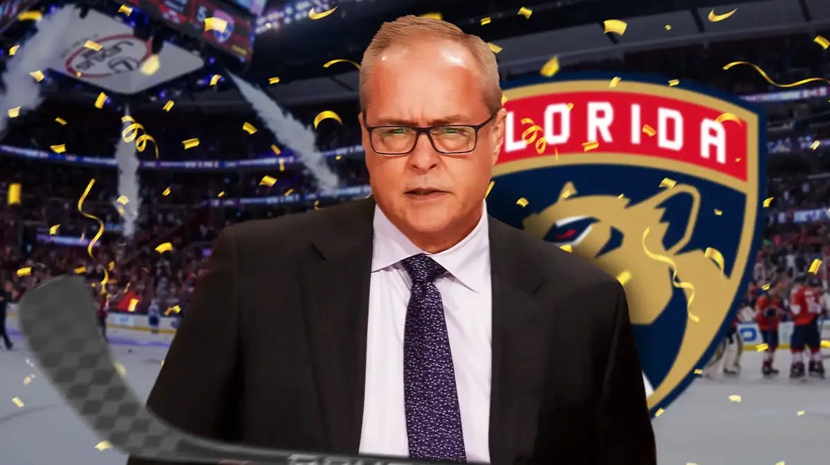 Panthers head coach Paul Maurice entering the NHL record books.