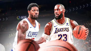 Paul George, LeBron James, Los Angeles Clippers, Los Angeles Lakers