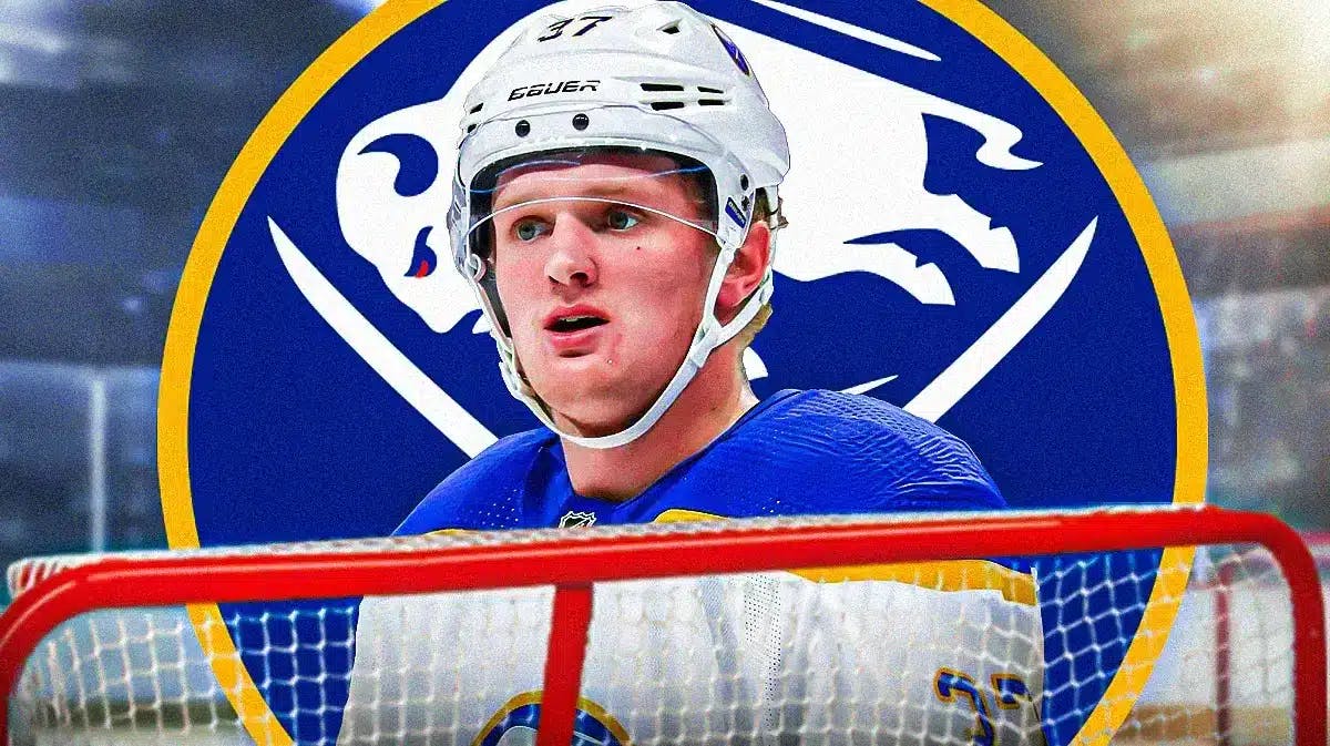 NHL player Casey Mittelstadt of the Buffalo Sabres
