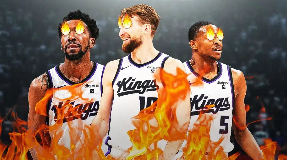 Kings' Domantas Sabonis, Malik Monk and De’Aaron Fix with fire in their eyes
