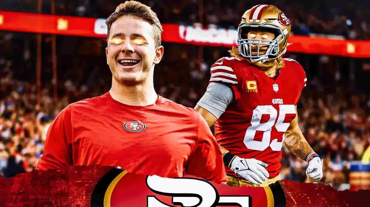 49ers' Brock Purdy and George Kittle with fire in their eyes