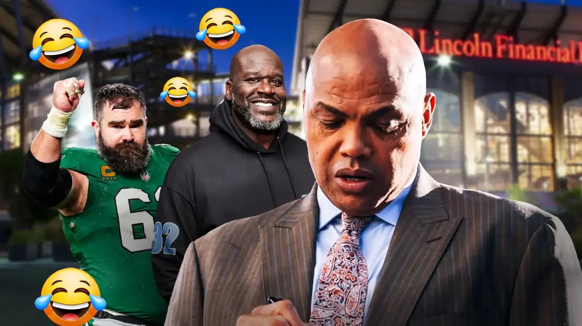 Eagles great Jason Kelce, Hall of Famers Shaq and Charles Barkley