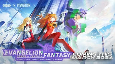 Nemesis, Asuka, Rei, and Shinji for the Tower of Fantasy collaboration version 3.7 Evangelion Fantasy