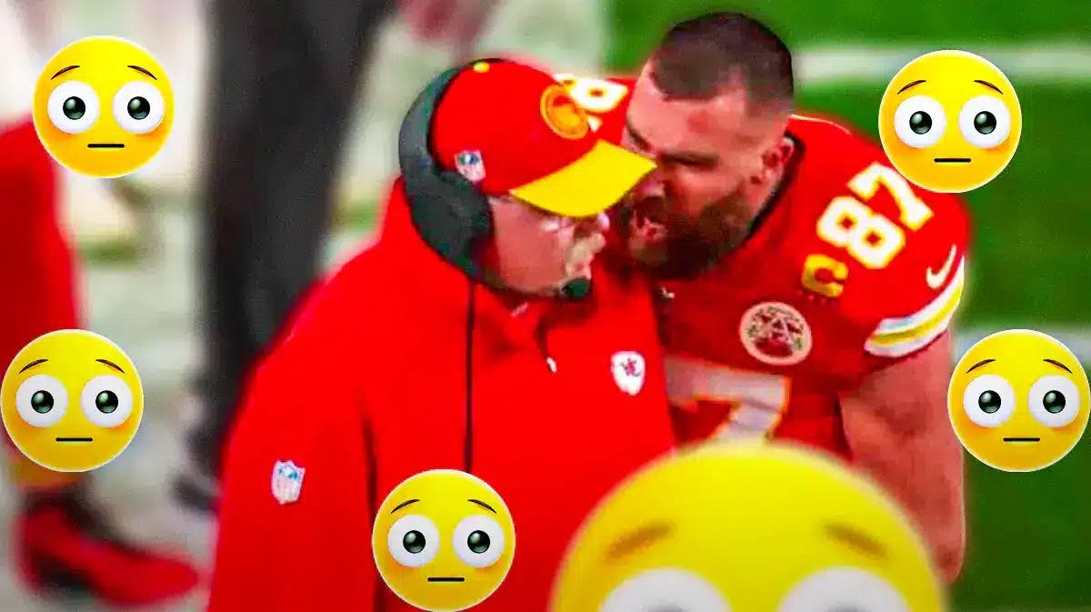 Chiefs star Travis Kelce addresses his heated on-field confrontation with coach Andy Reid during a tense moment in Super Bowl LVIII.