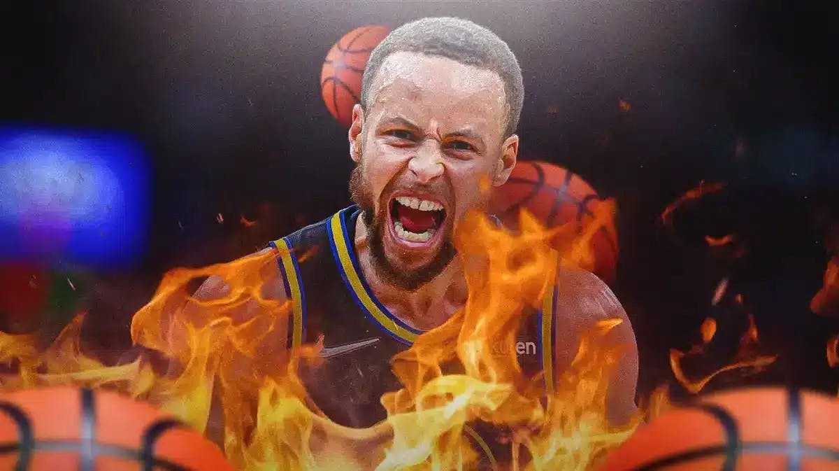 Stephen Curry fired up (Golden State Warriors)