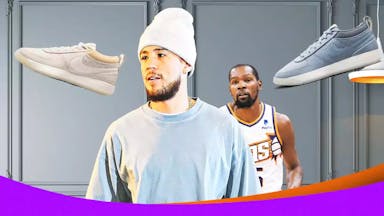 Phoenix Suns guard Devin Booker, Nike Book 1 release