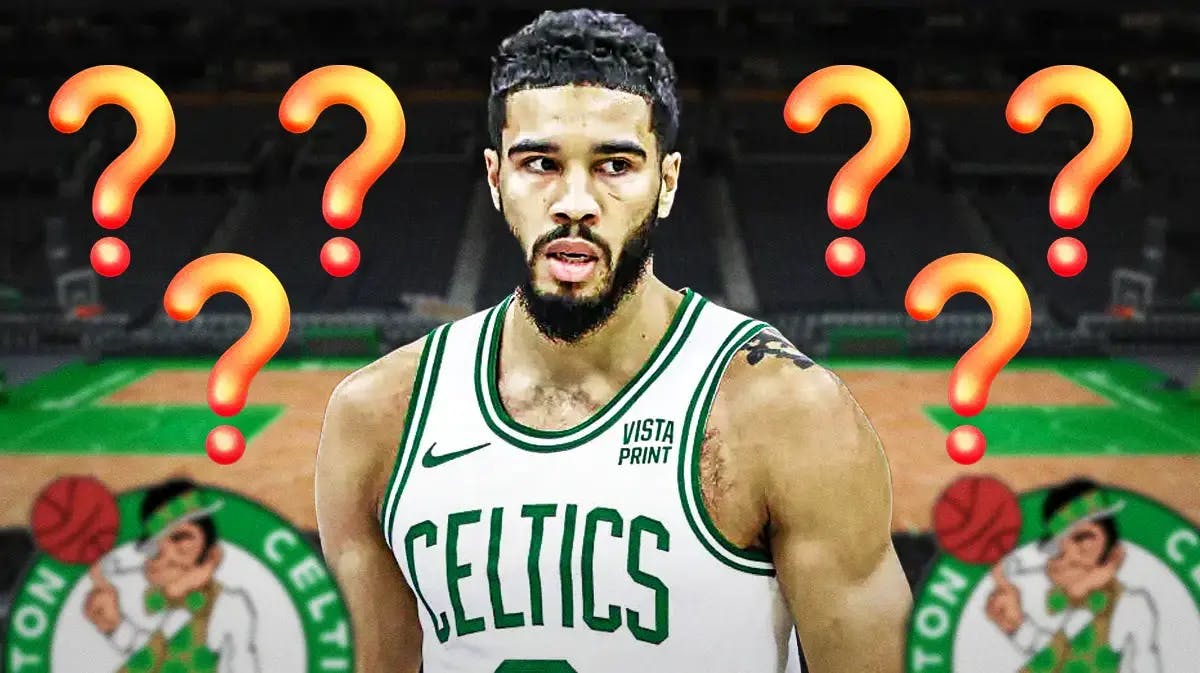 Celtics' Jayson Tatum with question marks