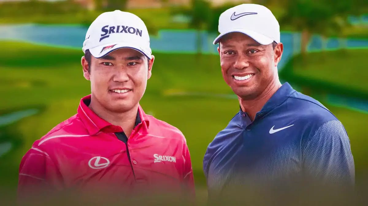 Hideki Matsuyama and Tiger Woods