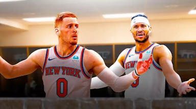 Villanova Jalen Brunson teammates Knicks Donte DiVincenzo and Josh Hart