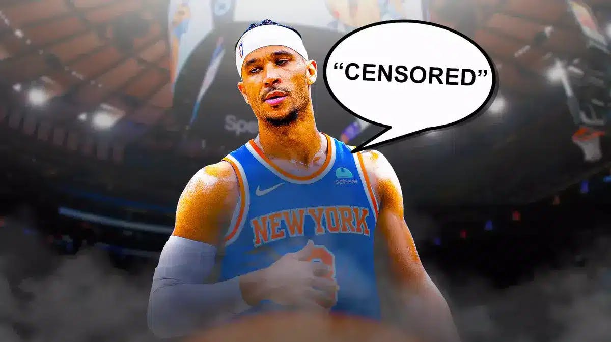 Knicks guard Josh Hart mad after losing to the Warriors