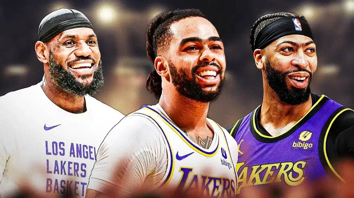 lebron james dangelo russell anthony davis lakers