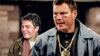 Philip Rivers (ex-Chargers QB) as Denzel Washington and Drake Maye (NFL Draft prospect) as Ethan Hawke