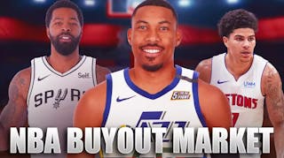 Otto Porter Jr., Marcus Morris Sr. and Killian Hayes with "NBA Buyout Market"