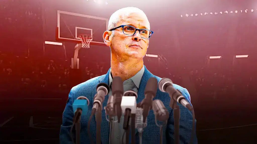 UConn basketball coach Dan Hurley