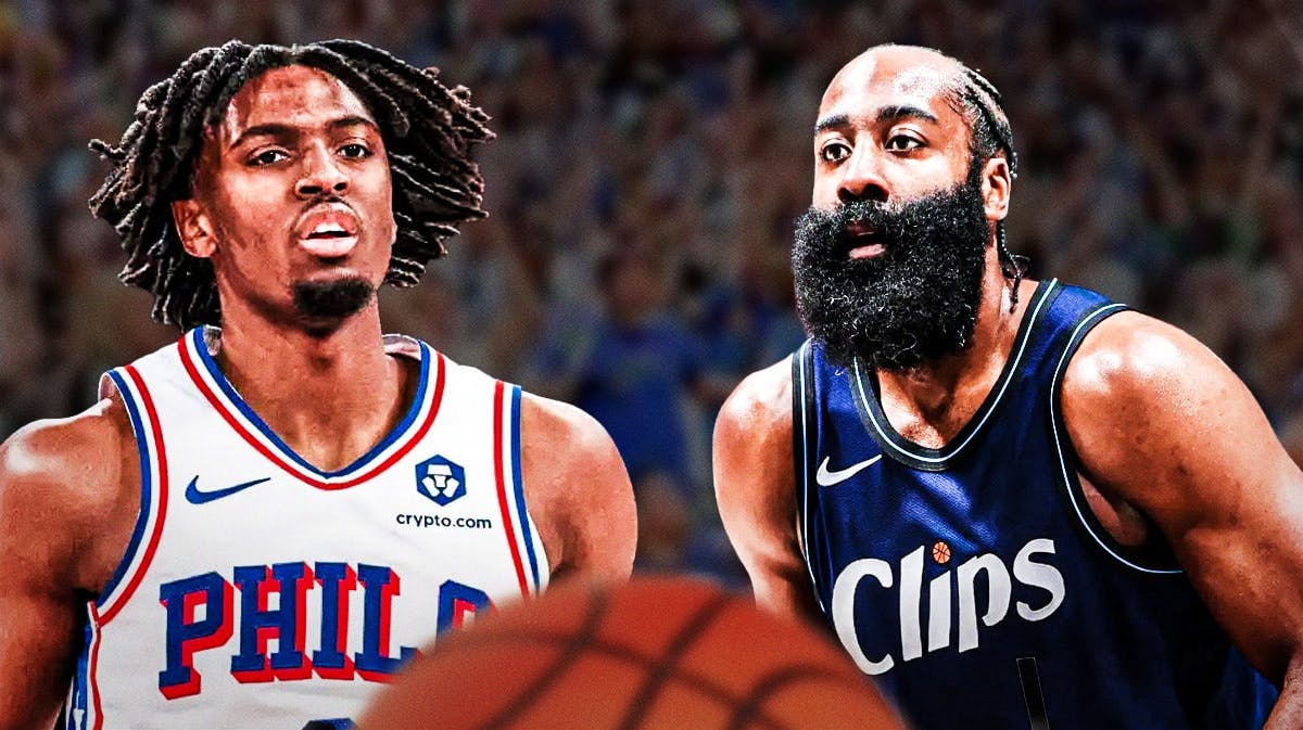 76ers' Tyrese Maxey and Clippers' James Harden