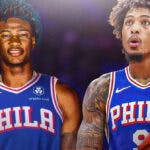 76ers' Kai Jones and Kelly Oubre Jr