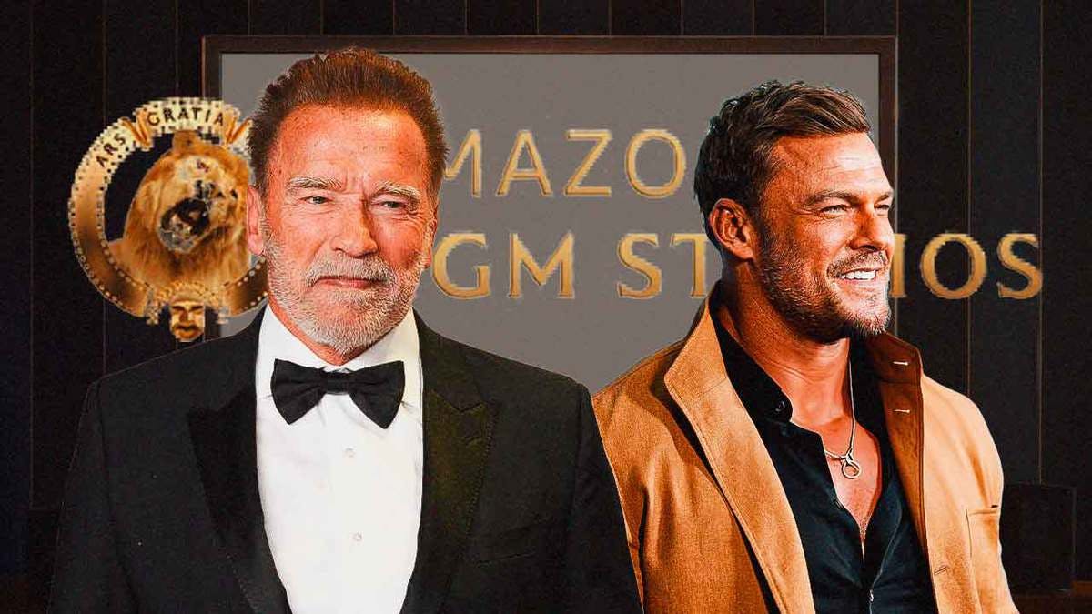 Arnold Schwarzenegger, Alan Ritchson, Amazon MGM Studios logo